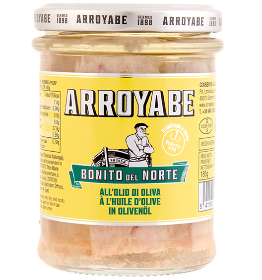 Weisser Thunfisch in Olivenöl Glas